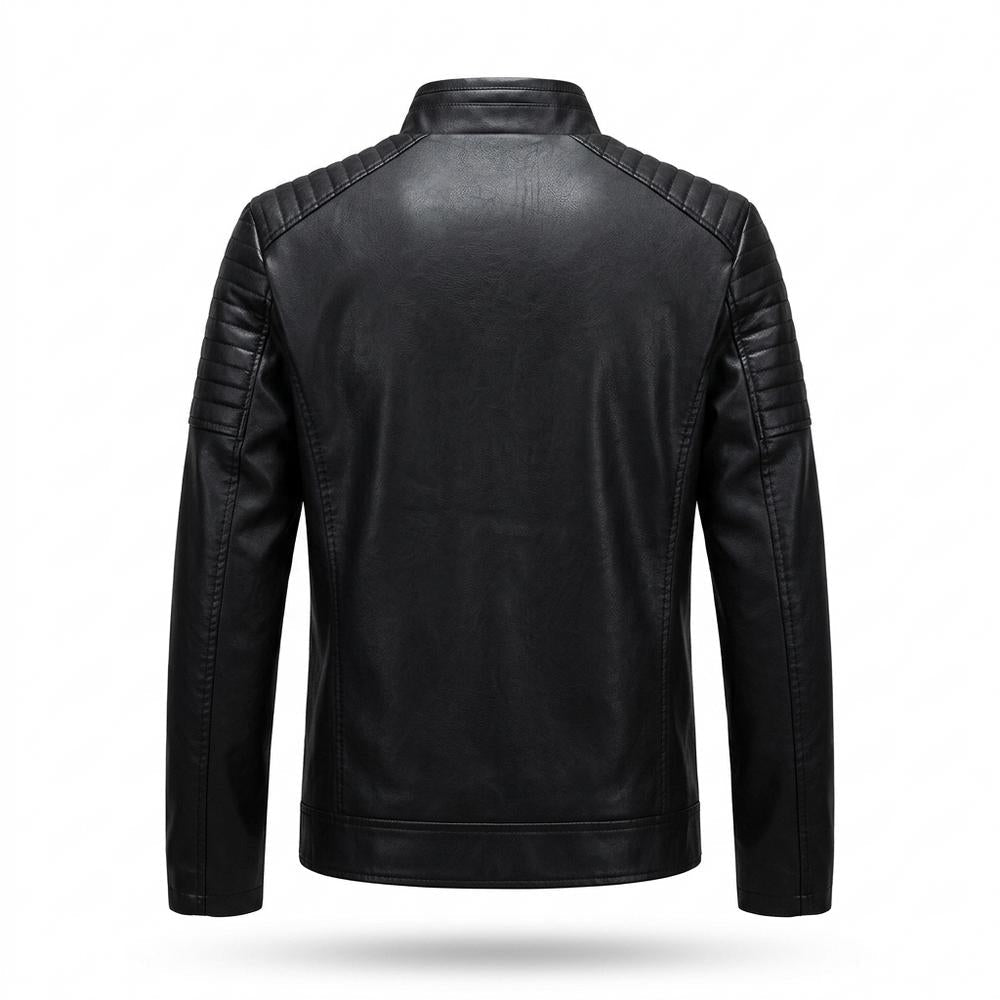 Allsaints Leather - Cikot | Quilted Tailored Leather Jacket Men