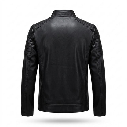 Allsaints Leather - Cikot | Quilted Tailored Leather Jacket Men