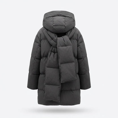 Allsaints Leather - Lasol | Padded Scarf-Neck Jacket Women