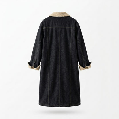 Allsaints Leather - Lomin | Sherpa-Lined Longline Coat Women