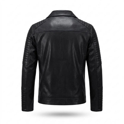 Allsaints Leather - Sesan | Quilted Asymmetrical Leather Jacket Men