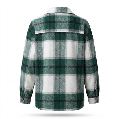 Allsaints Leather - Vivin | Plaid Oversized Jacket Women