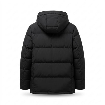 Allsaints Leather - Yovel | Padded Hooded Coat Men