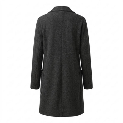 Allsaints Leather - Karev | Textured Button-Front Coat Women