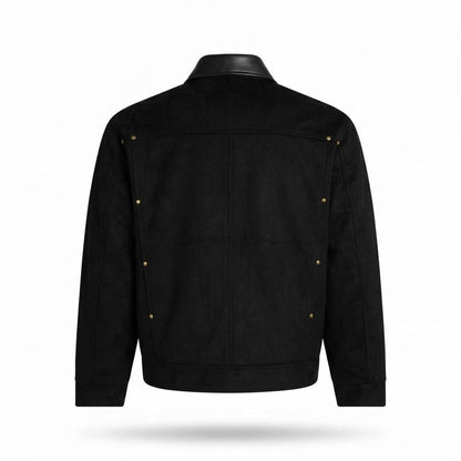 Allsaints Leather - Lomir | Clasp-Closure Leather-Collar Jacket Men