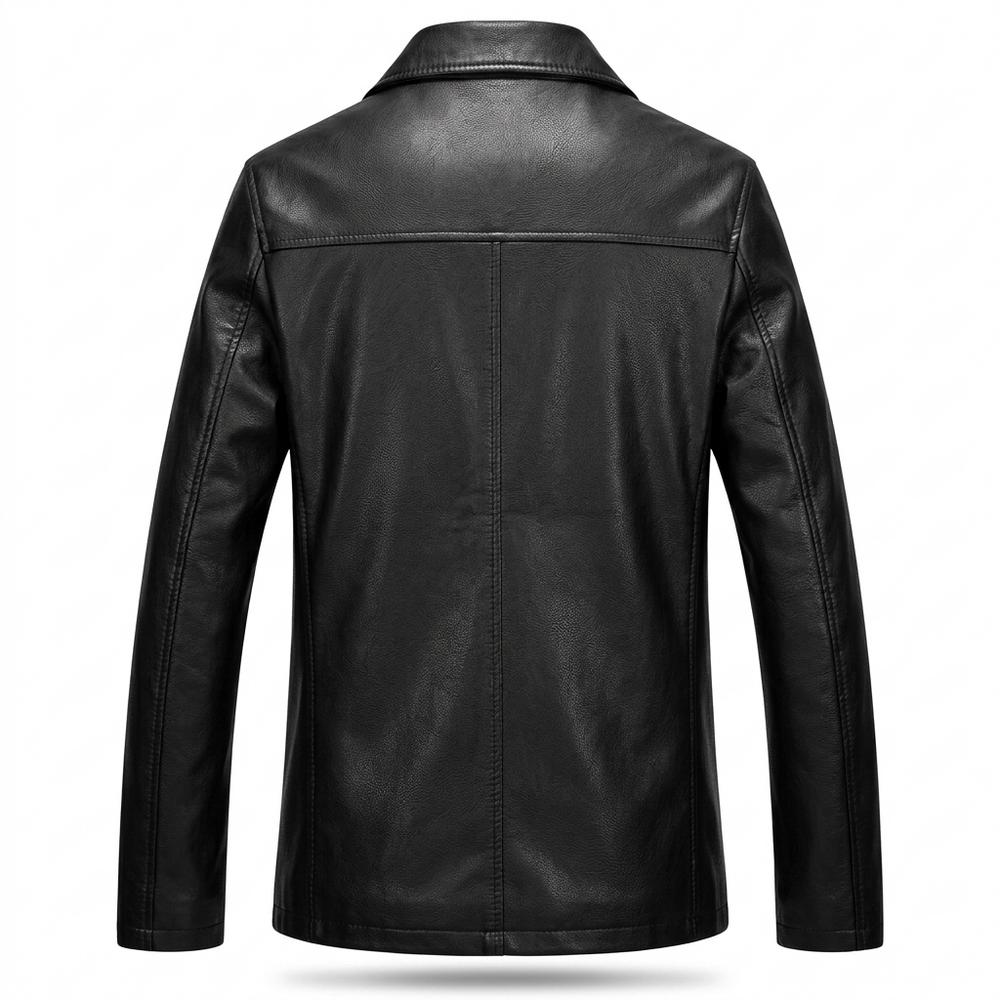 Allsaints Leather - Totiv | Button-Up Lined Leather Jacket Men