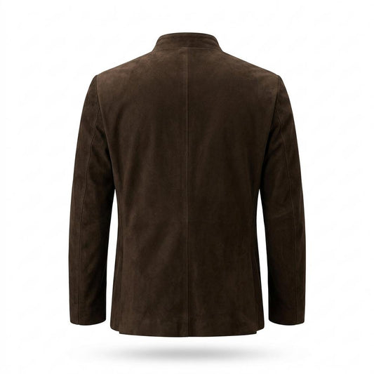 Allsaints Leather - Lolor | Sueded Stand-Collar Jacket Men