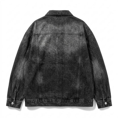 Allsaints Leather - Lenor | Washed Oversized Denim Jacket Unisex