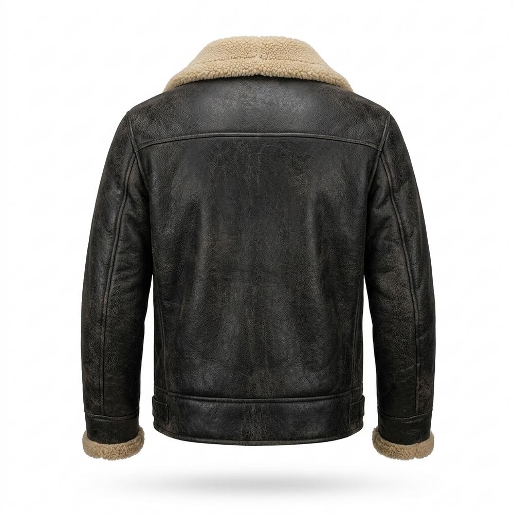 Allsaints Leather - Alsil | Shearling-Lined Zip-Up Jacket Men