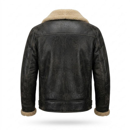 Allsaints Leather - Alsil | Shearling-Lined Zip-Up Jacket Men