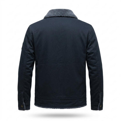 Allsaints Leather - Kemir | Fleece-Lined Button-Front Jacket Men