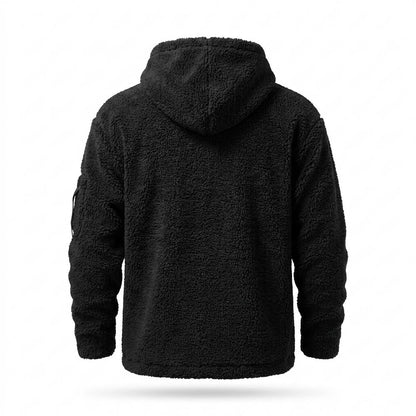 Allsaints Leather - Loken | Fleece Hooded Jacket Men