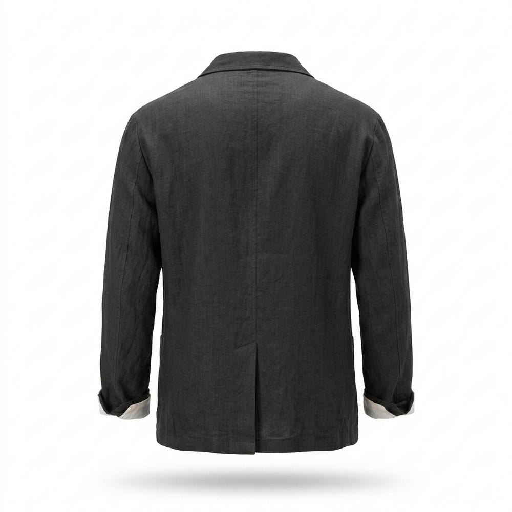 Allsaints Leather - Sasol | Single-Breasted Relaxed-Fit Blazer Men