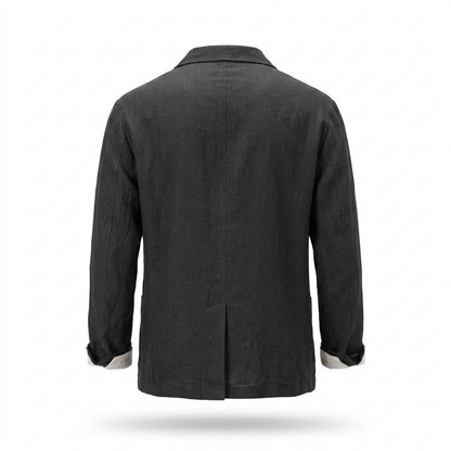 Allsaints Leather - Sasol | Single-Breasted Relaxed-Fit Blazer Men