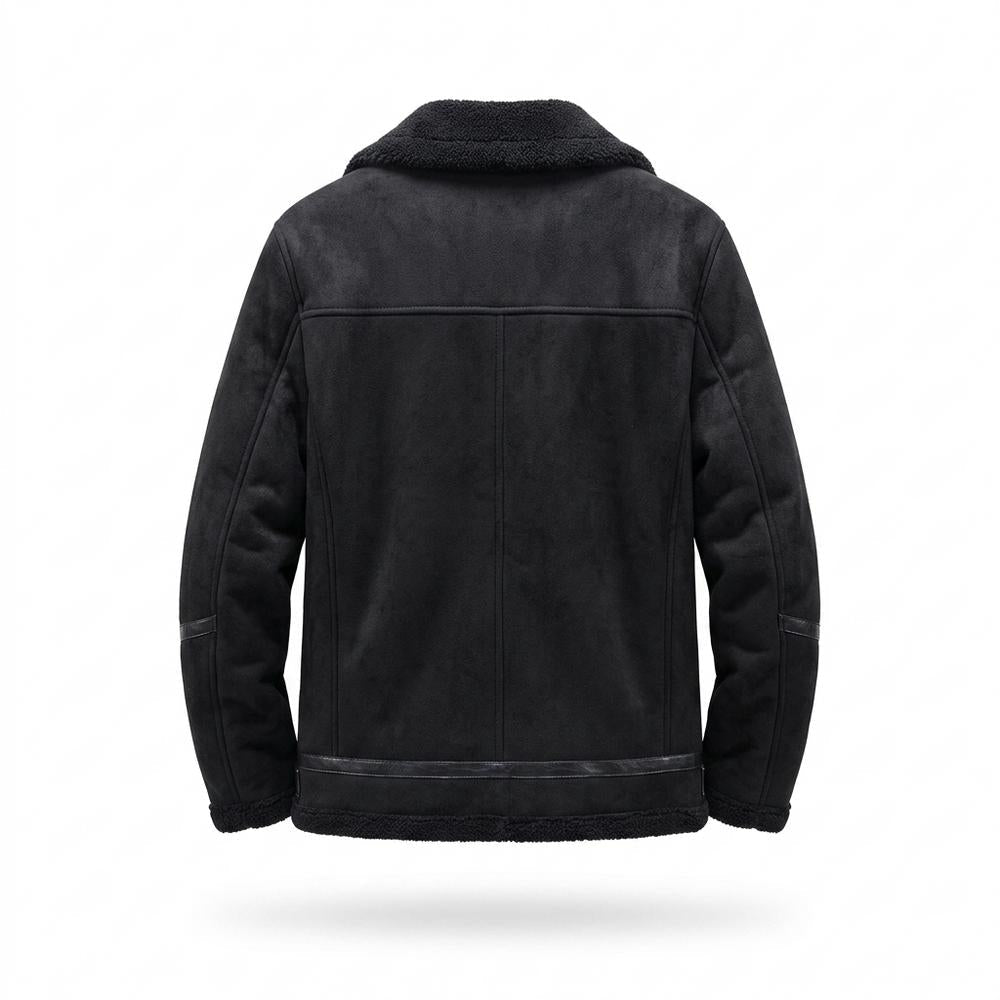 Allsaints Leather - Eohik | Shearling-Lined Faux-Suede Jacket Men