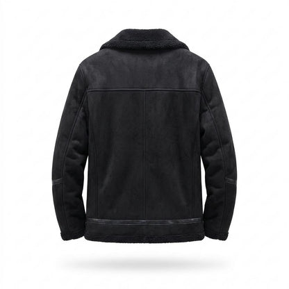 Allsaints Leather - Eohik | Shearling-Lined Faux-Suede Jacket Men