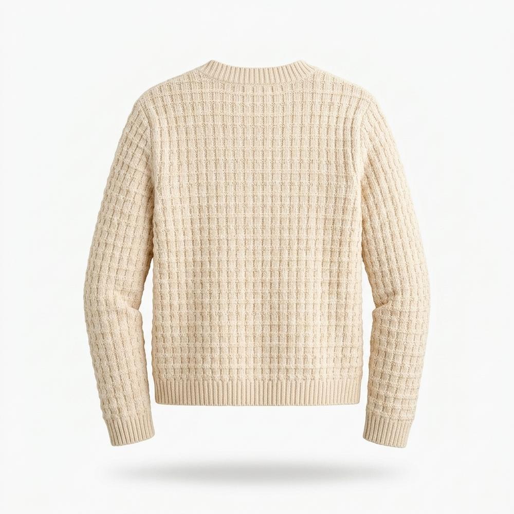 Allsaints Leather - Risan | Waffle-Knit Button-Front Knit Cardigan Women