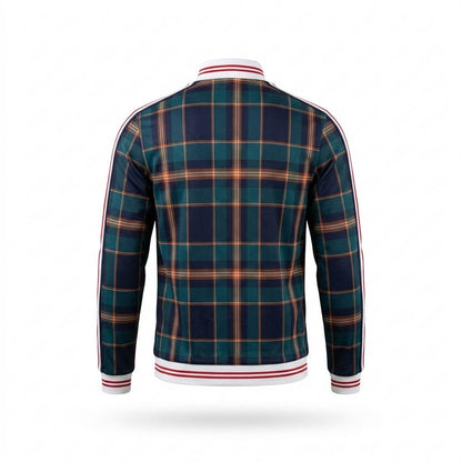 Allsaints Leather - Vahal | Plaid Zip-Up Jacket Unisex