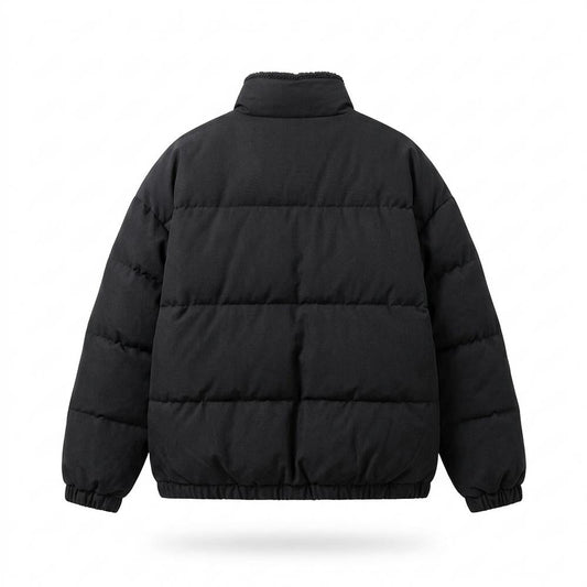 Allsaints Leather - Elram | Padded High-Collar Jacket Unisex