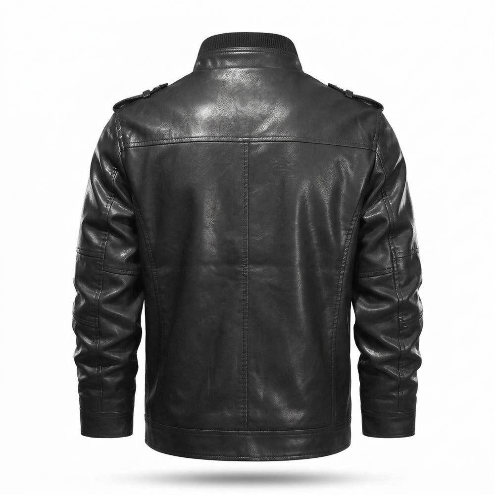 Allsaints Leather - Roken | Zippered Lined Leather Jacket Men