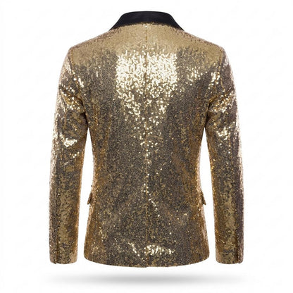 Allsaints Leather - Nesen | Sequined Single-Breasted Blazer Men