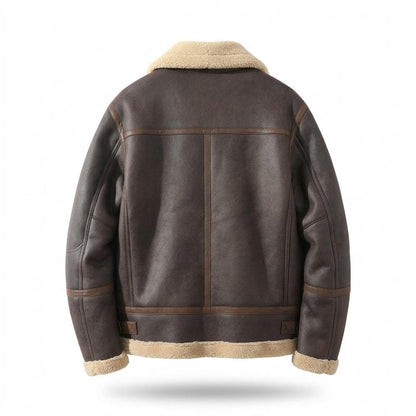 Allsaints Leather - Lalen | Shearling-Lined Aviator-Style Jacket Men
