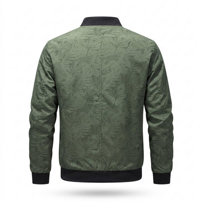 Allsaints Leather - Risil | Patterned Ribbed Jacket Men