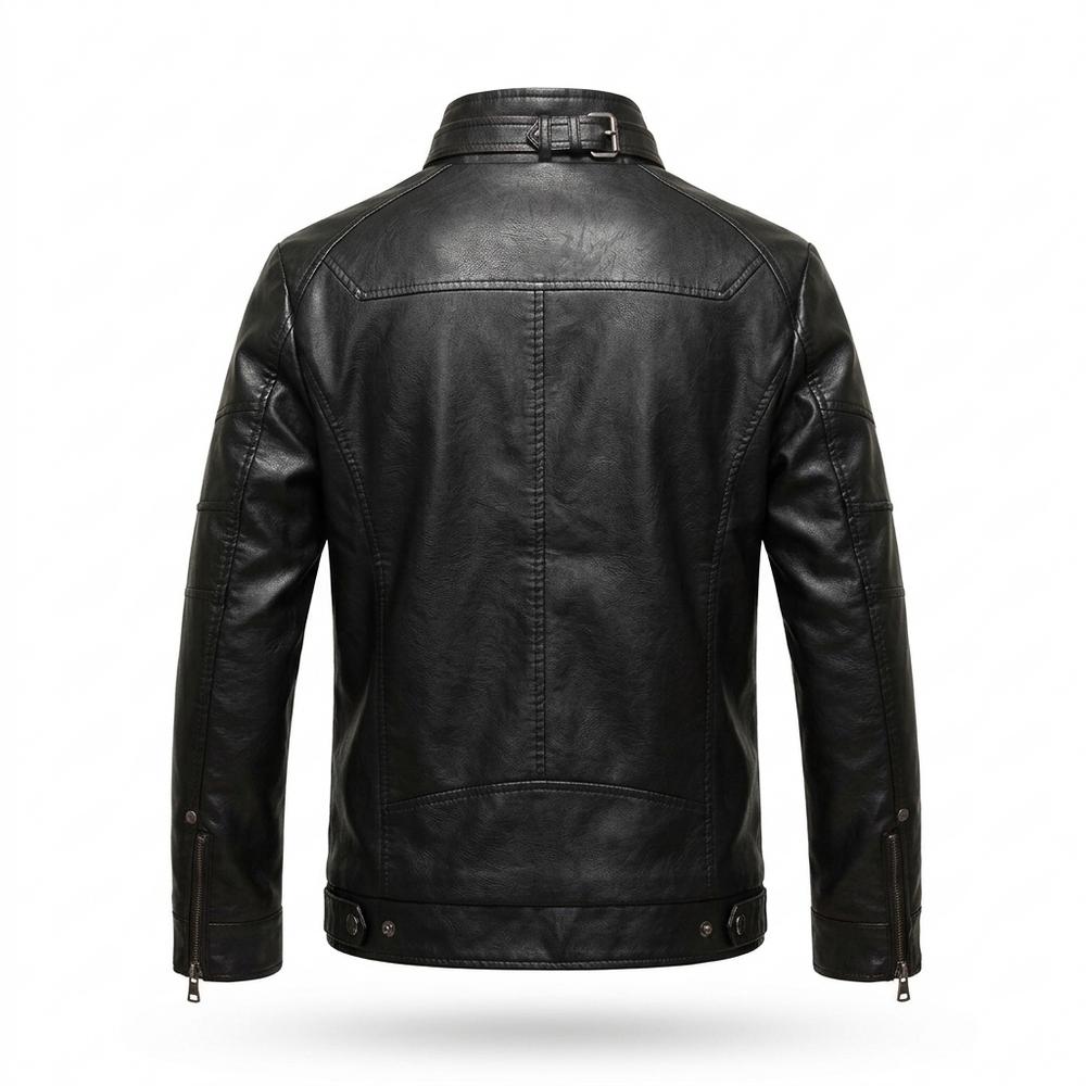 Allsaints Leather - Coren | Quilted Fitted Leather Jacket Men