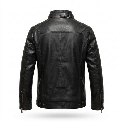 Allsaints Leather - Coren | Quilted Fitted Leather Jacket Men