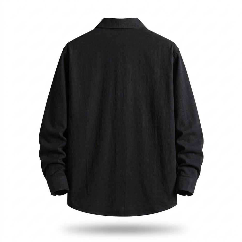 Allsaints Leather - Yurel | Cotton Long-Sleeved Shirt Men