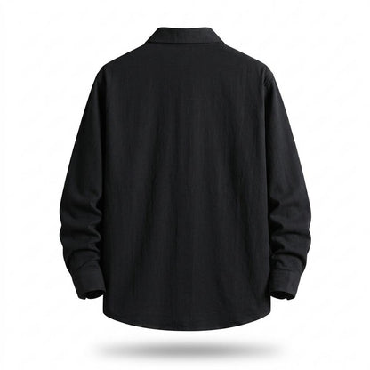 Allsaints Leather - Yurel | Cotton Long-Sleeved Shirt Men