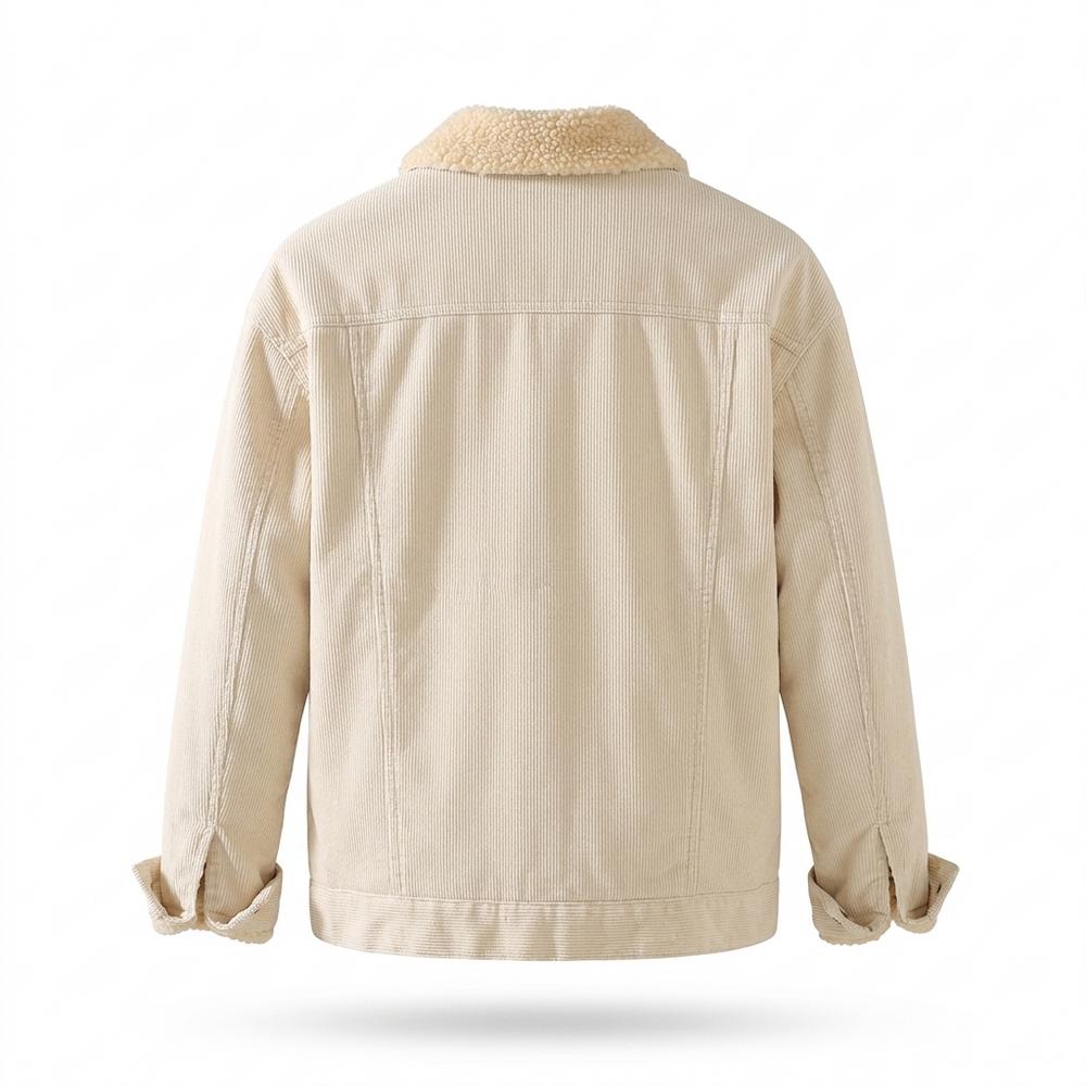 Allsaints Leather - Yehul | Corduroy Sherpa-Lined Jacket Unisex