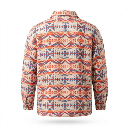 Allsaints Leather - Losel | Geometric Textured Shirt Men