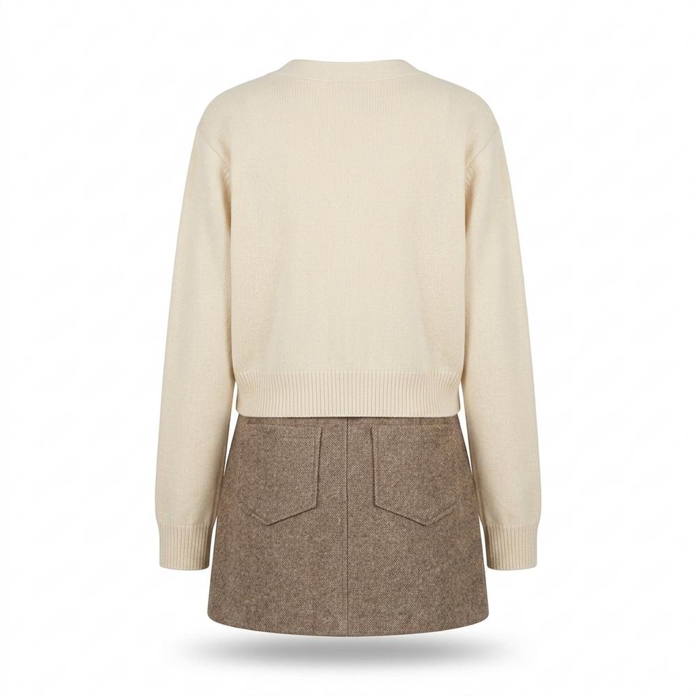 Allsaints Leather - Camor | Buttoned V-Neck Knit Cardigan Women