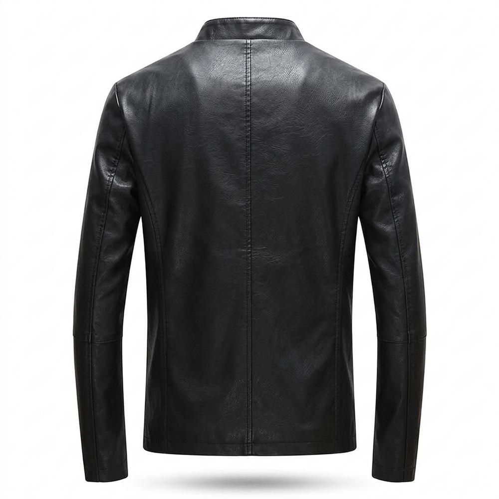 Allsaints Leather - Mapim | Zippered Slim-Fit Leather Jacket Men