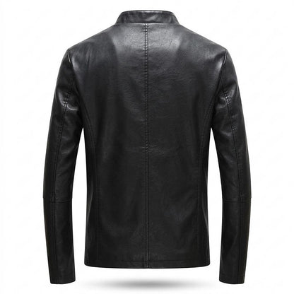 Allsaints Leather - Mapim | Zippered Slim-Fit Leather Jacket Men