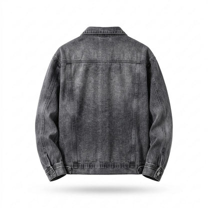Allsaints Leather - Ellin | Washed-Out Button-Front Denim Jacket Men