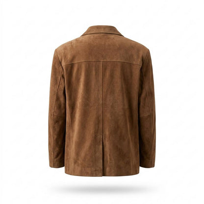 Allsaints Leather - Vamor | Suede Three-Button Blazer Men
