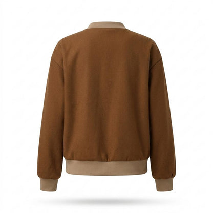 Allsaints Leather - Almar | Snap-Button Contrast-Trim Jacket Women