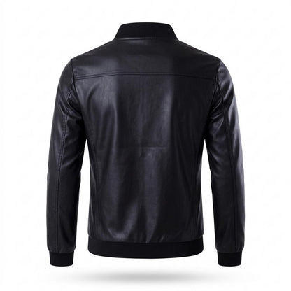 Allsaints Leather - Kuvok | Zip-Up Bomber-Style Leather Jacket Men
