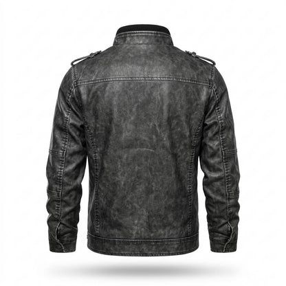 Allsaints Leather - Yiwed | Washed Lined Leather Jacket Men