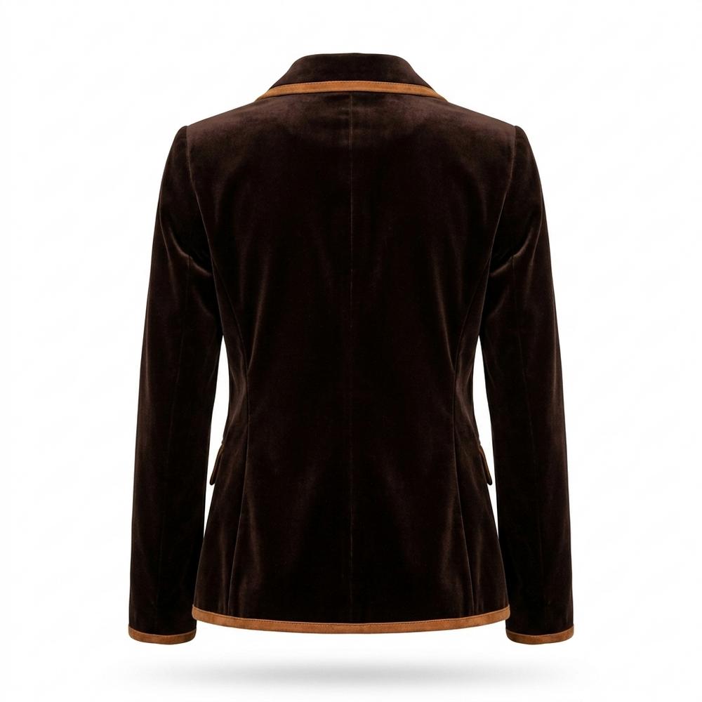 Allsaints Leather - Romer | Velvet Piped Blazer Women