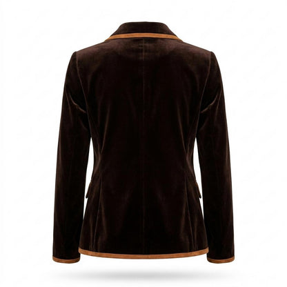 Allsaints Leather - Romer | Velvet Piped Blazer Women
