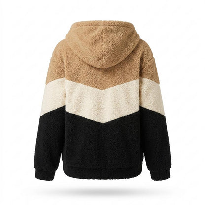 Allsaints Leather - Lyser | Color-Block Hooded Jacket Women