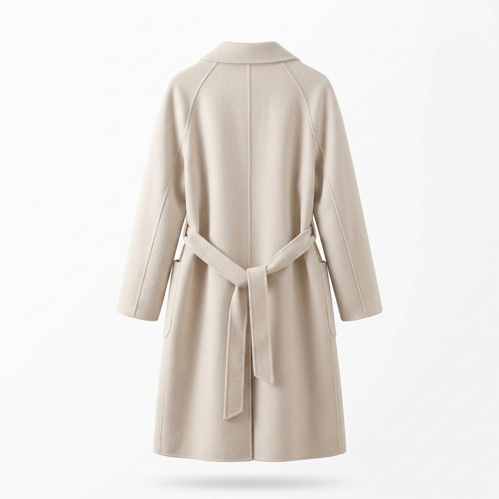 Allsaints Leather - Sesen | Belted Wool Coat Women