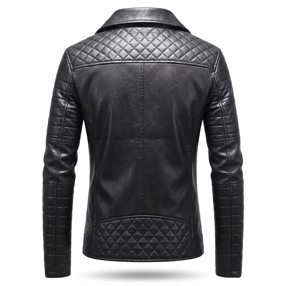 Allsaints Leather - Yomil | Quilted Asymmetrical Leather Jacket Men