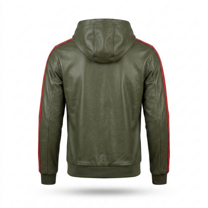Allsaints Leather - Sanav | Striped Hooded Suit Men