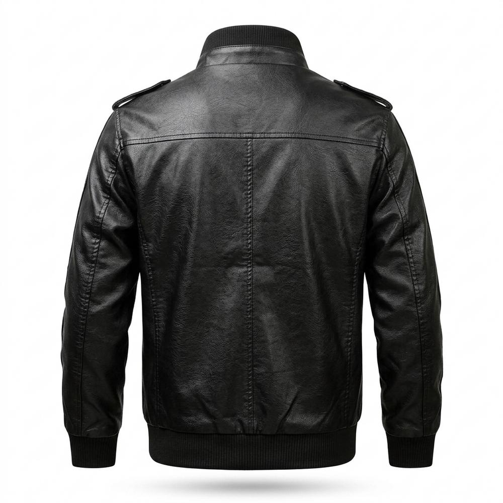 Allsaints Leather - Lanav | Lined Multi-Pocket Leather Jacket Men