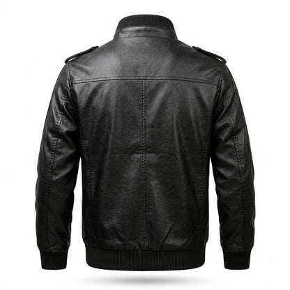Allsaints Leather - Lanav | Lined Multi-Pocket Leather Jacket Men