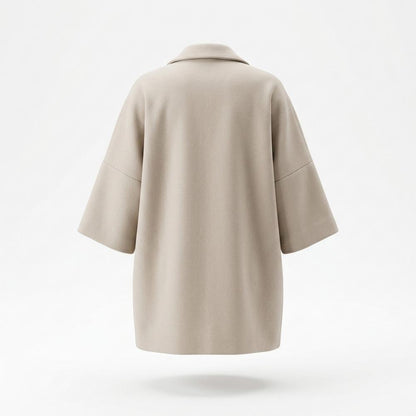 Allsaints Leather - Tazan | Oversized Button-Front Coat Women